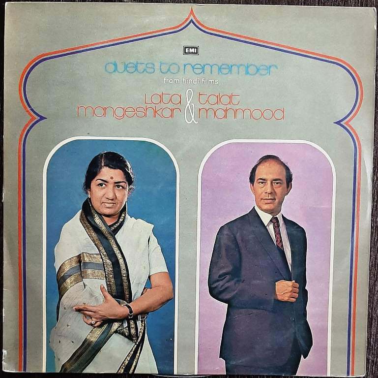 Lata Mangeshkar & Talat Mahmood - Duets To Remember (From Hindi Films) (1978) Pre-Owned Vinyl, 12" LP Record