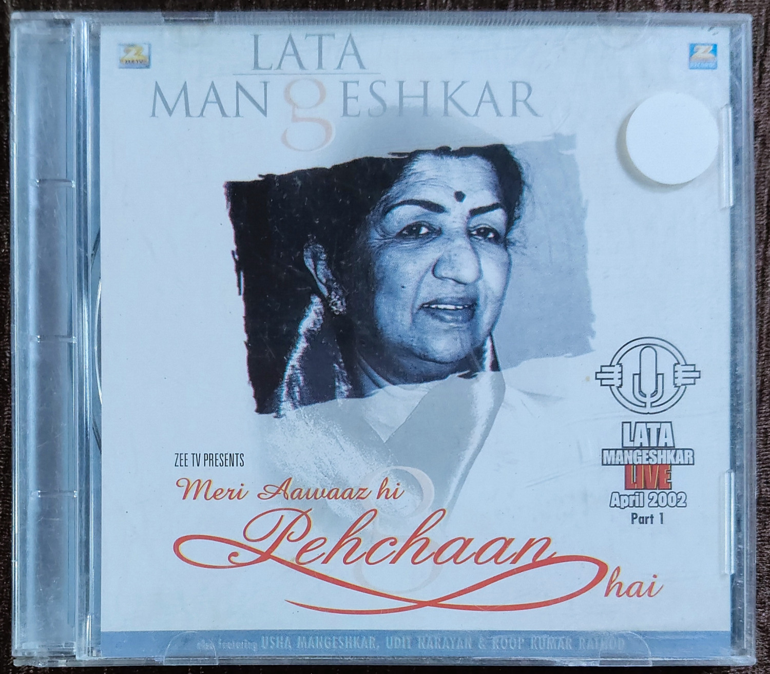 Lata Mangeshkar - Meri Aawaaz Hi Pehchaan Hai - Lata Live Part 1 (2002) Pre-Owned Zee Records Audio CD