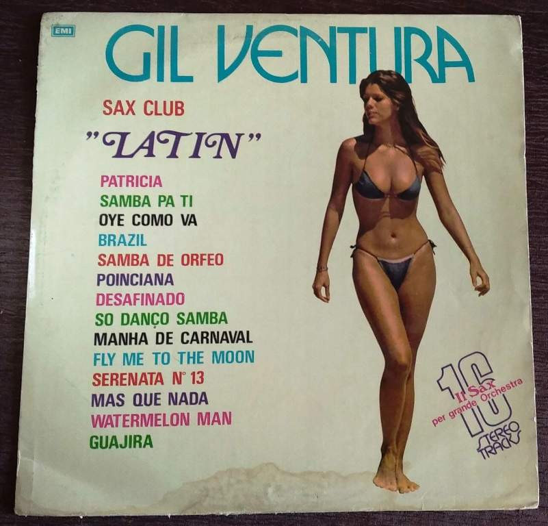 Gill Ventura - Latin Sax Club  (1974) Pre-Owned Vinyl, 12" LP Record