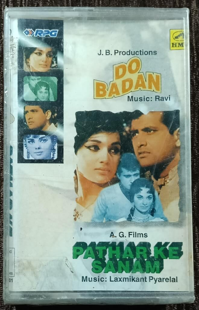Do Badan (1966) Ravi / Patthar Ke Sanam (1968) Laxmikant-Pyarelal Pre-Owned His Master's Voice Audio Cassette