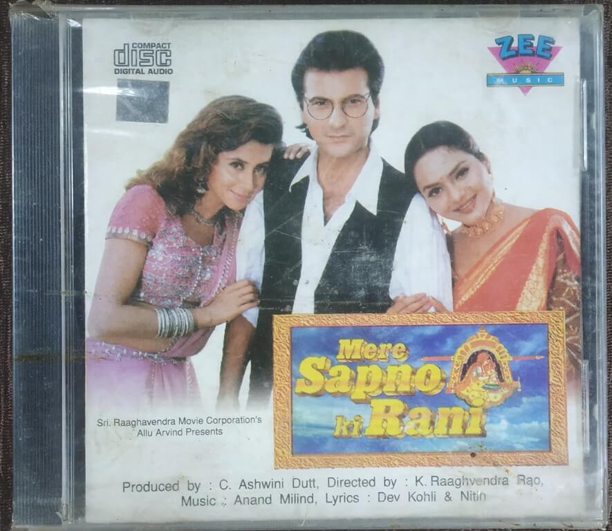 Mere Sapno Ki Rani (1997) Anand Milind Pre-Owned  Zee Music Audio CD