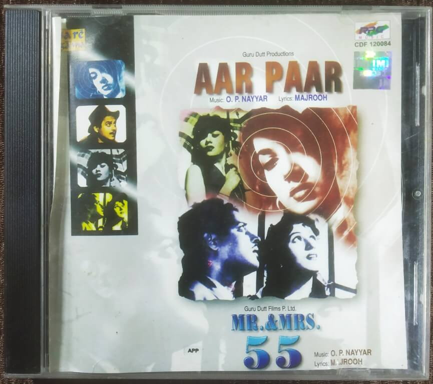Aar Paar (1953)  O. P. Nayyar / Mr. & Mrs. 55 (1960) O. P. Nayyar Pre-Owned Audio CD