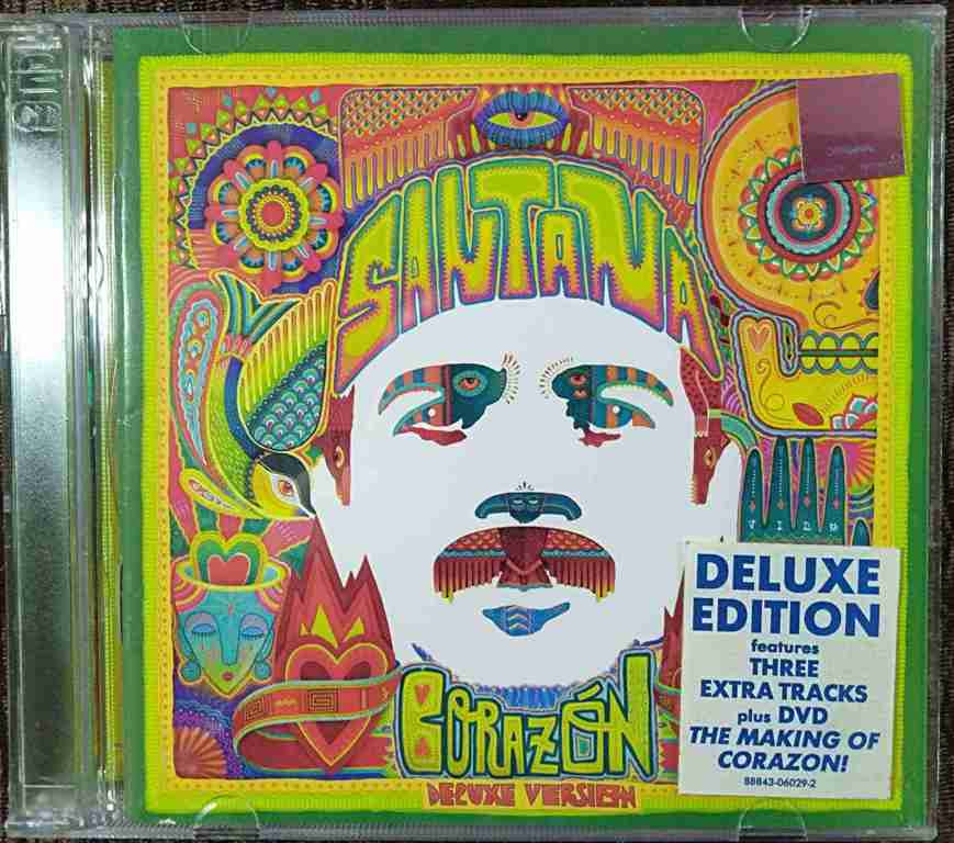 Santana - Corazon (2014) Album Pre-Owned RCA, Sony Music Double Imported Audio CD