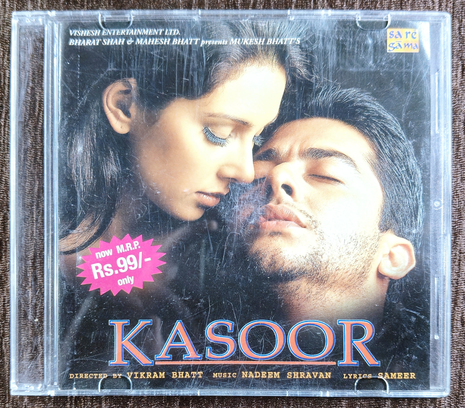 Kasoor (2001) Nadeem-Shravan Pre-Owned Sa Re Ga Ma, RPG Audio CD