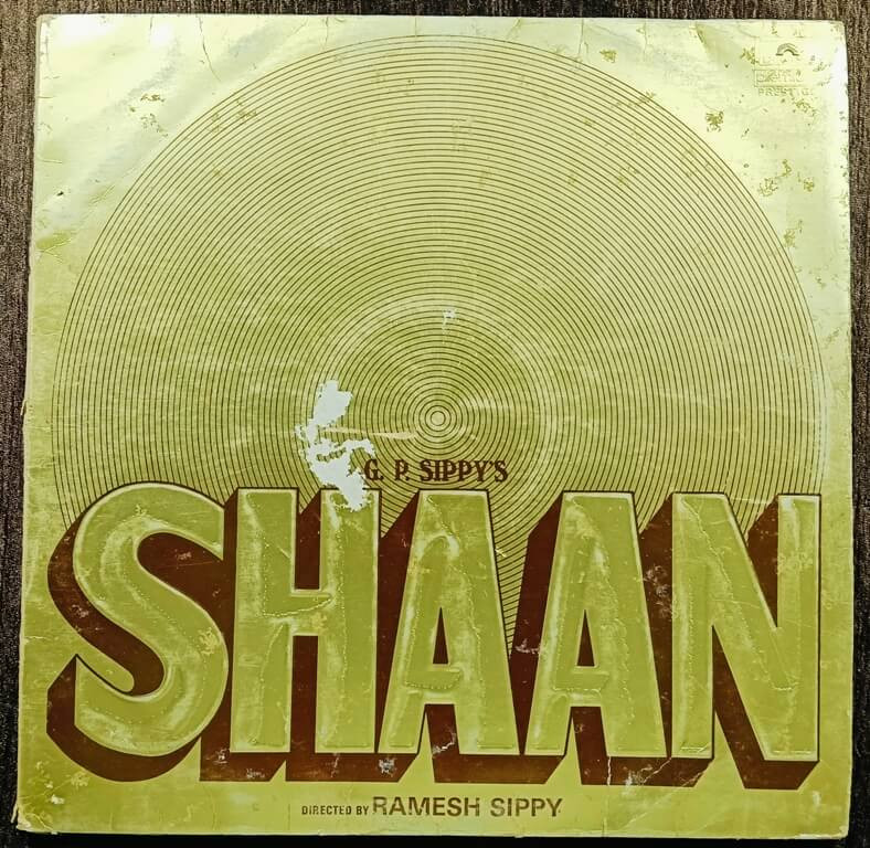 Shaan (1980) R.D. Burman Pre-Owned Vinyl, Polydor Tri-Gatefold cover 12" LP Record