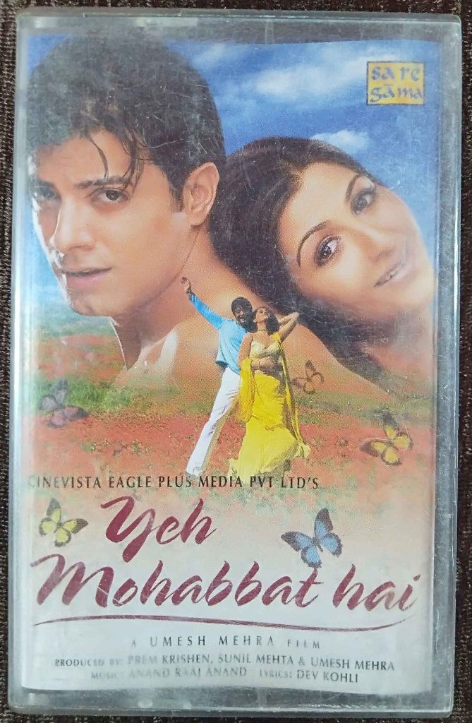 Yeh Mohabbat Hai (2002) Anand Raaj Anand Pre-Owned SA RE GA MA, HMV Audio Cassette