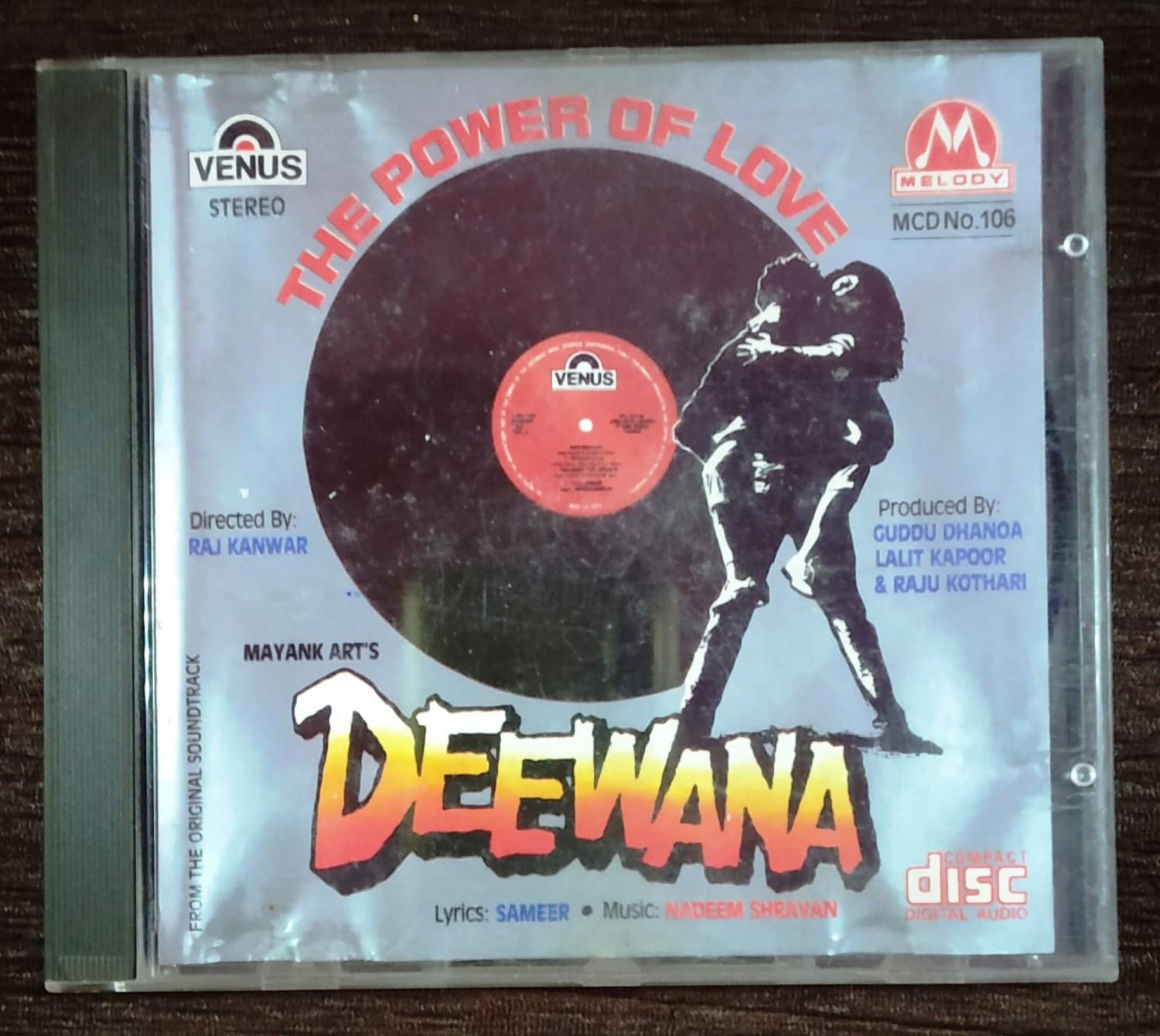 Deewana (1992) Nadeem-Shravan Pre-Owned Melody, Venus Imported Audio CD