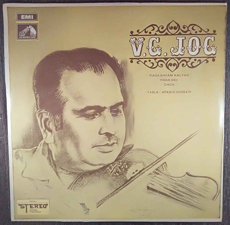 V. G. Jog – Raga Shyam Kalyan / Raga Des / Dhun (1970) V.G. Jog Pre-Owned Vinyl, 12" LP Record