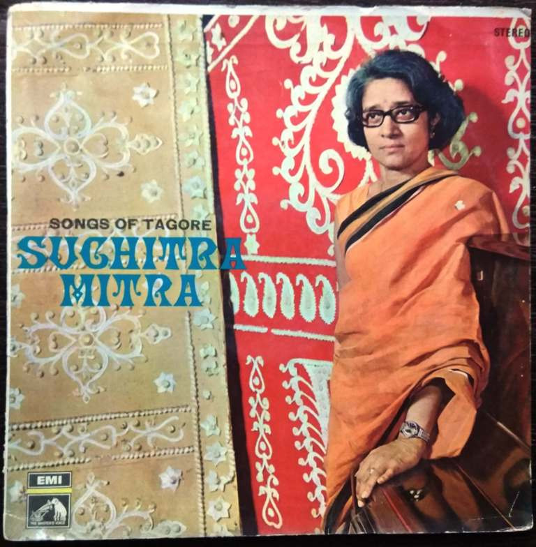 Suchitra Mitra – Songs of Tagore (Red Dog) (1973) Rabindranath Tagore Pre-Owned Vinyl, 12" LP Record