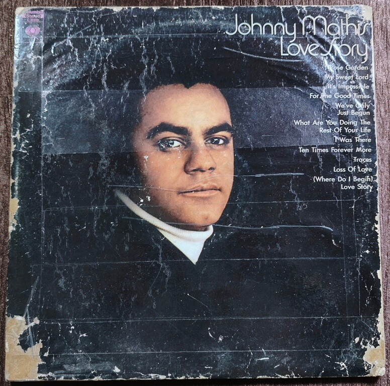 Johnny Mathis - Love Story (1971) Pre-Owned Columbia Vinyl, 12" LP Record