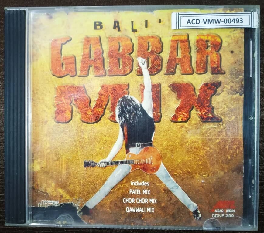 Bali's Gabbar Mix (1998) Compilation Pre-Owned PolyGram, Music India Audio CD