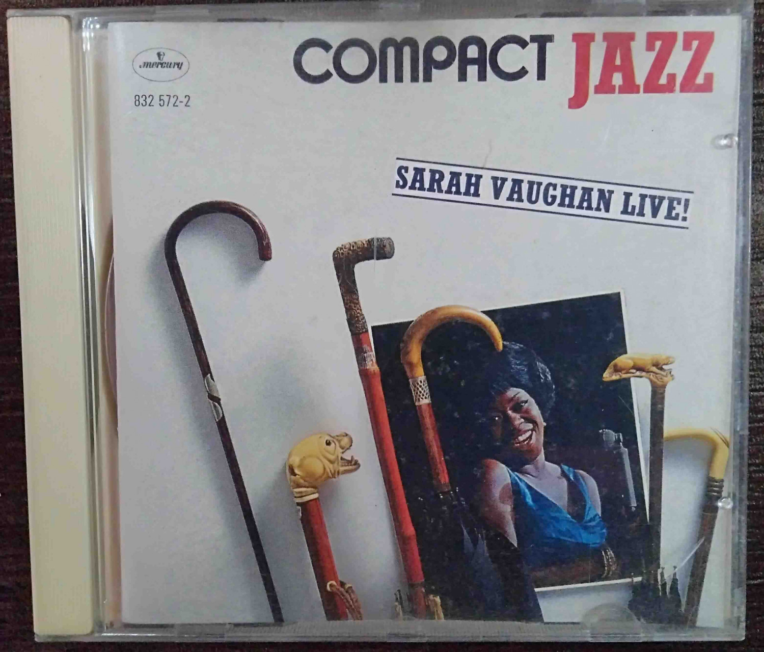Sarah Vaughan - Compact Jazz Live (1987) Compilation Pre-Owned Mercury, Polygram Imported Audio CD