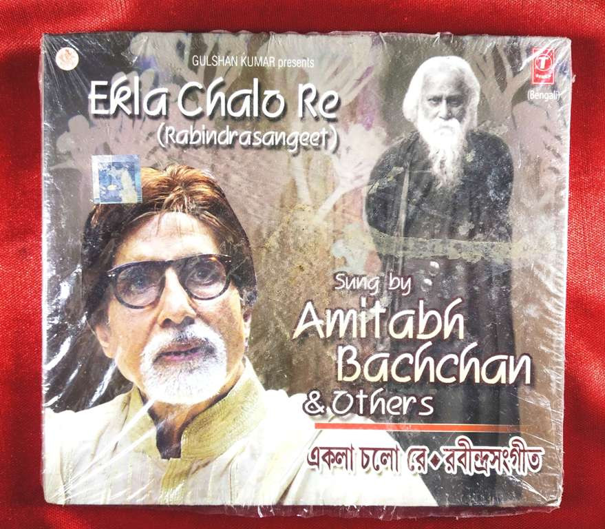Amitabh Bachchan - Ekla Chalo Re (Rabindra Sangeet) (2012) Rabindranath Tagore Pre-Owned T-Series Audio CD