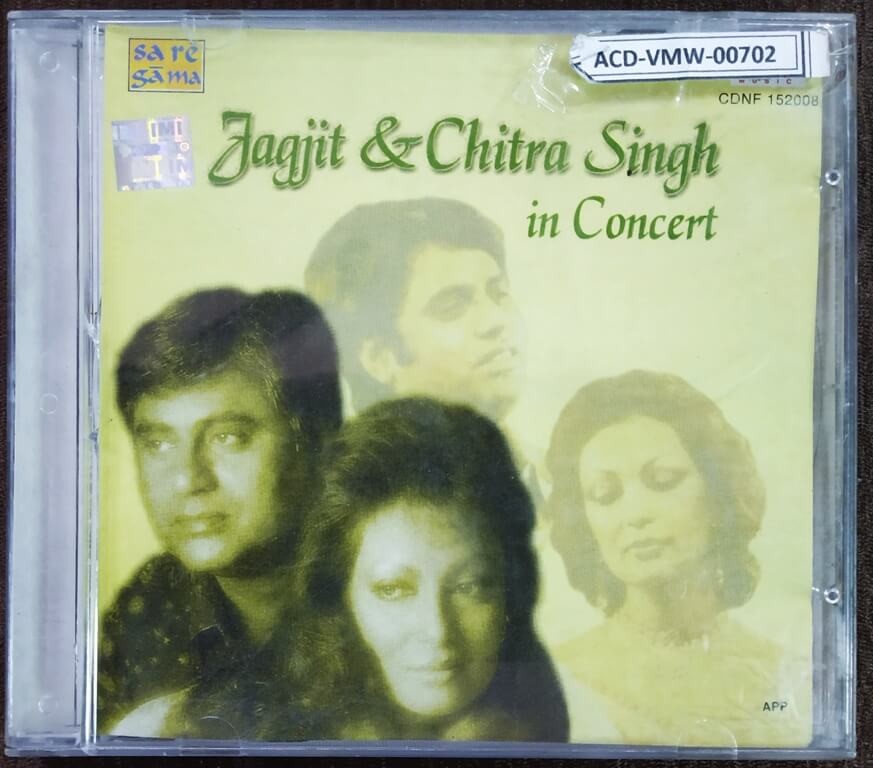 Jagjit & Chitra Singh - In Concert (1996) Jagjit Singh Pre-Owned Sa Re Ga Ma, RPG Audio CD