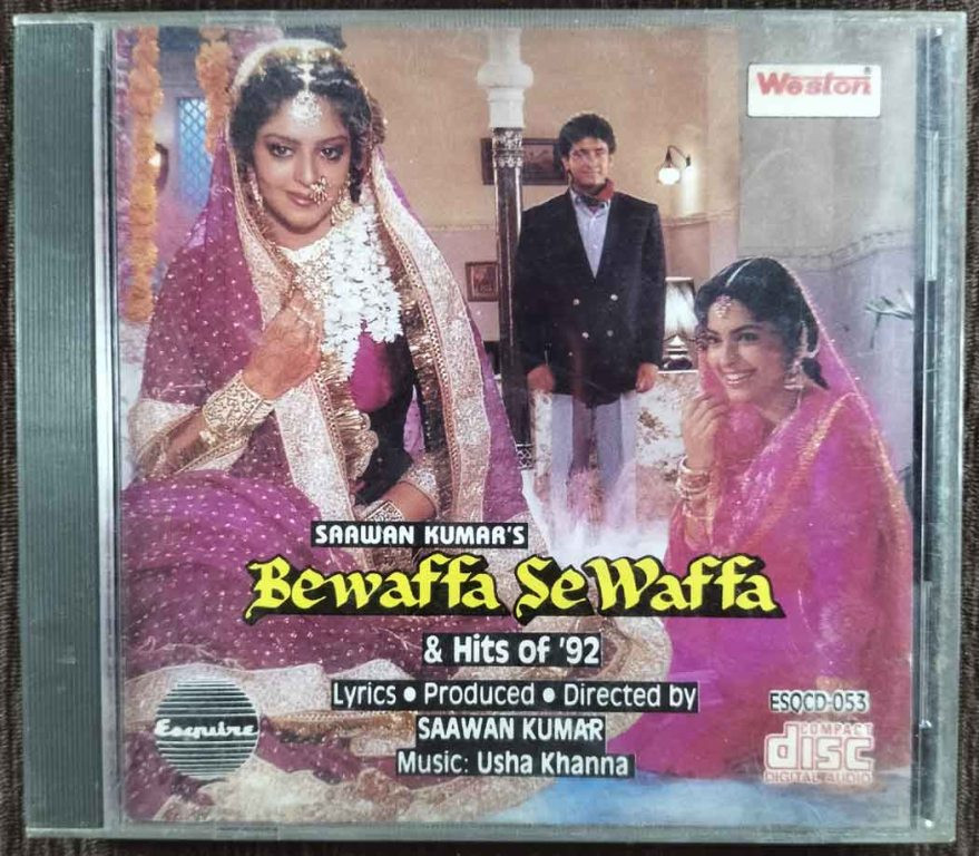 Bewaffa Se Waffa (1992) Usha Khanna Pre-Owned Weston Audio CD