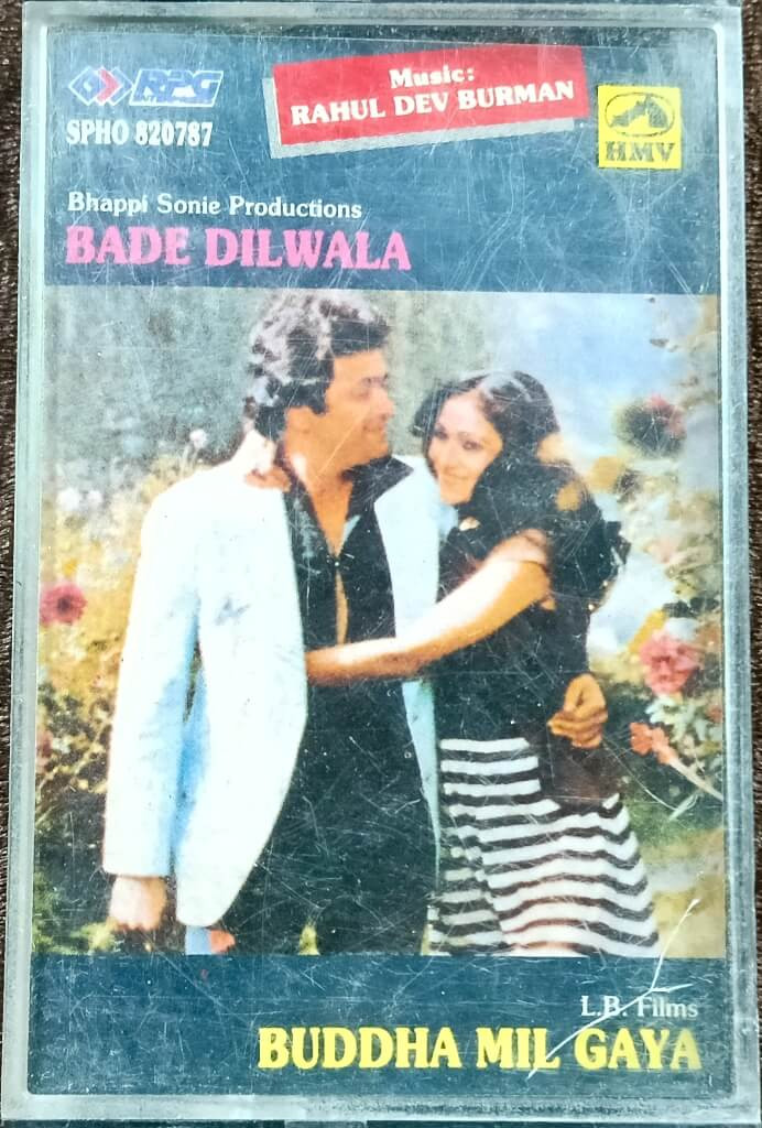Bade Dilwala (1982) R.D. Burman / Buddha Mil Gaya (1971) R.D. Burman Pre-Owned RPG, HMV Audio Cassette