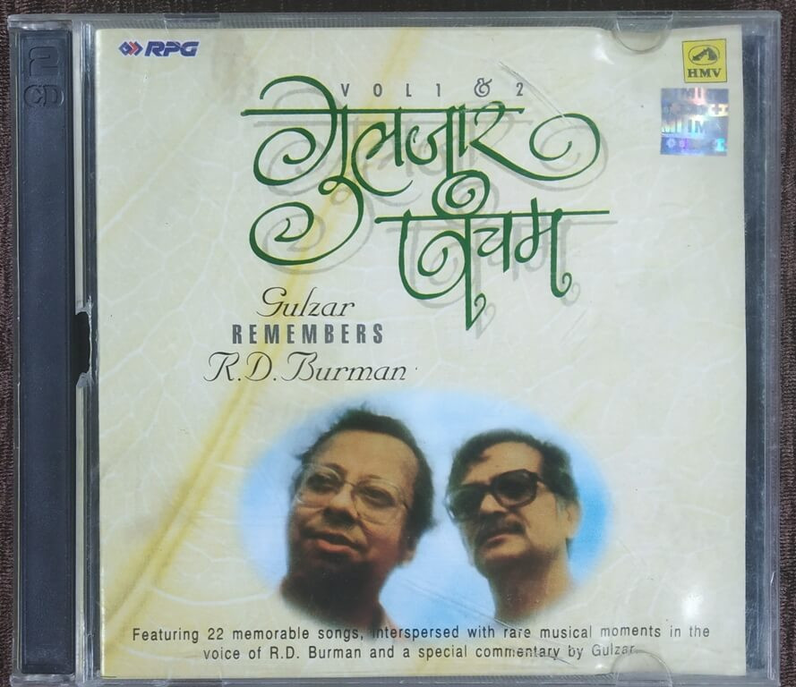 Gulzar Remembers R.D. Burman (Vol 1 & 2)  (1995) R.D. Burman Pre-Owned HMV Double Audio CD