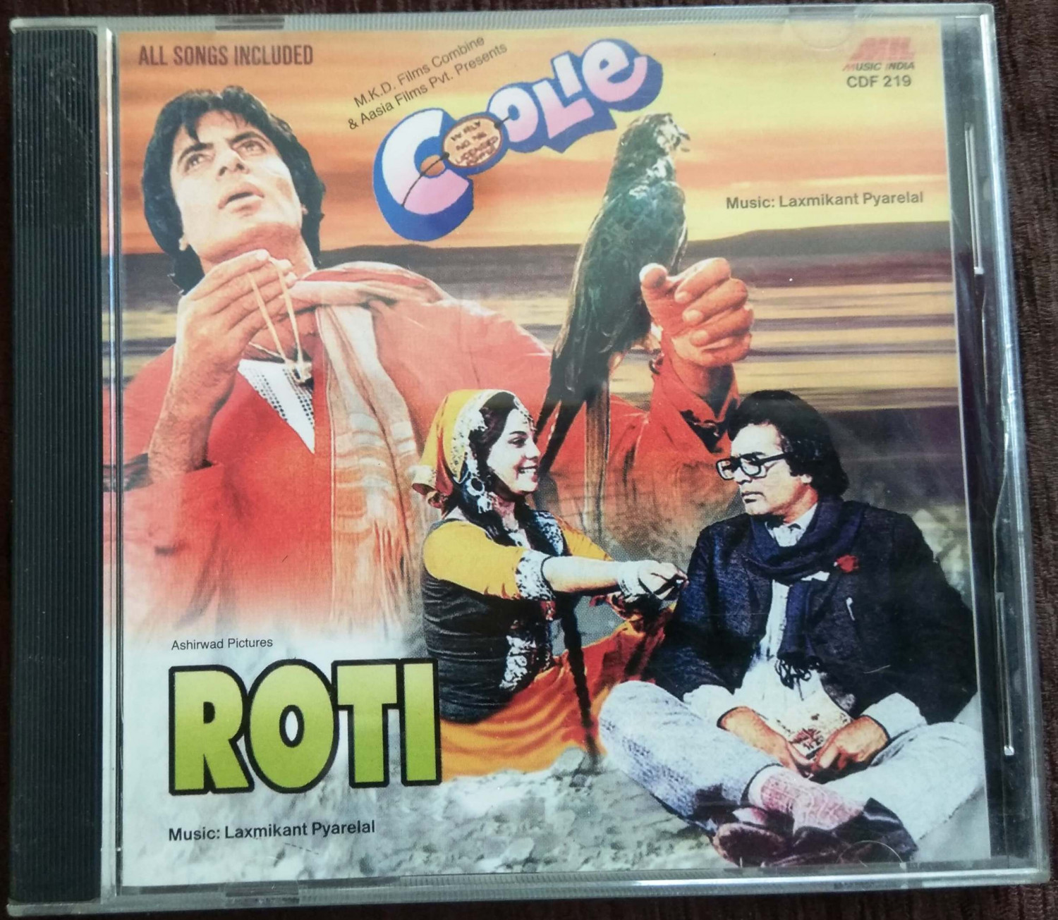 Coolie - Roti (1983-1974) Laxmikant-Pyarelal/Laxmikant-Pyarelal Pre-Owned MIL Audio CD