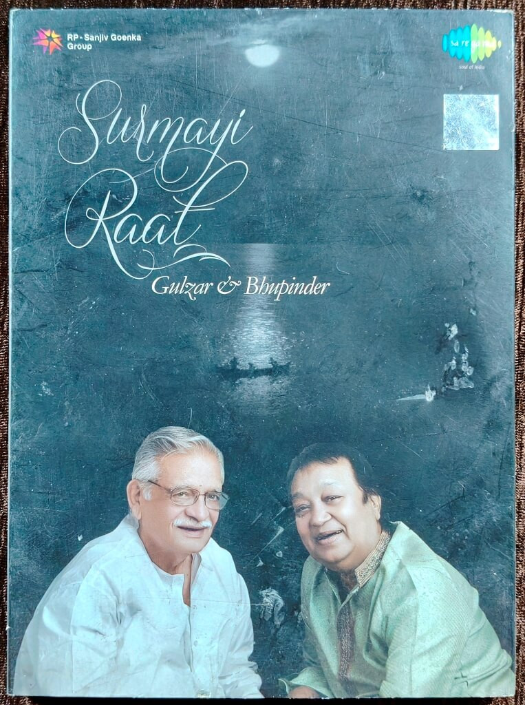 Gulzar & Bhupinder – Surmayi Raat (2013) Ghazal Music Album Pre-Owned Saregama–Sony DADC Audio CD