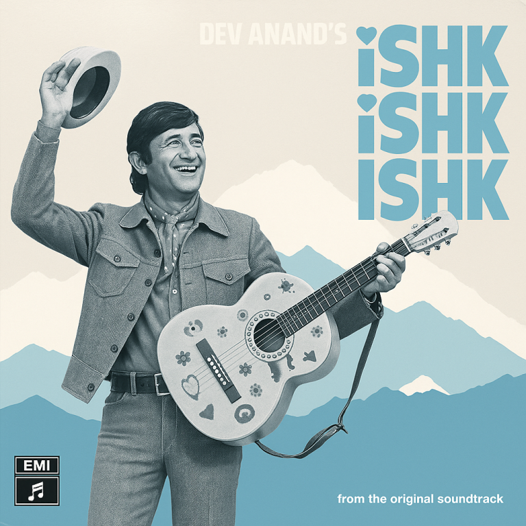 Ishk Ishk Ishk (1974) Rahul Dev Burman Pre-Owned HMV Vinyl, 7" HMV Red Dog EP Record