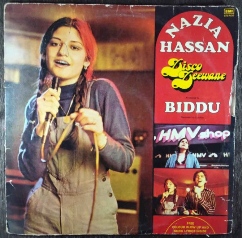 Nazia Hassan, Biddu - Disco Deewane (1981) Biddu , Zoheb Pre-Owned Vinyl, 12" LP Record