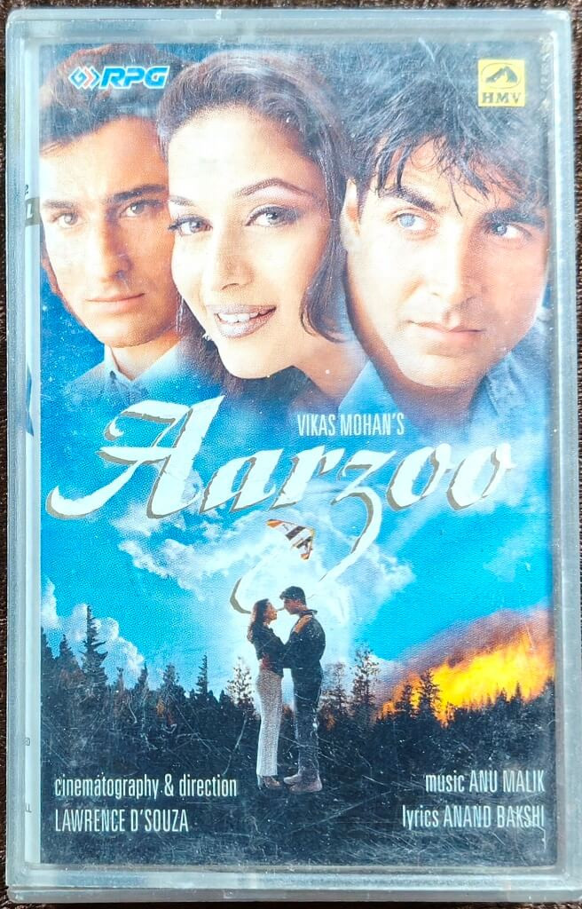 Aarzoo (1998) Anu Malik Bollywood OST Pre-Owned HMV-RPG Audio Cassette