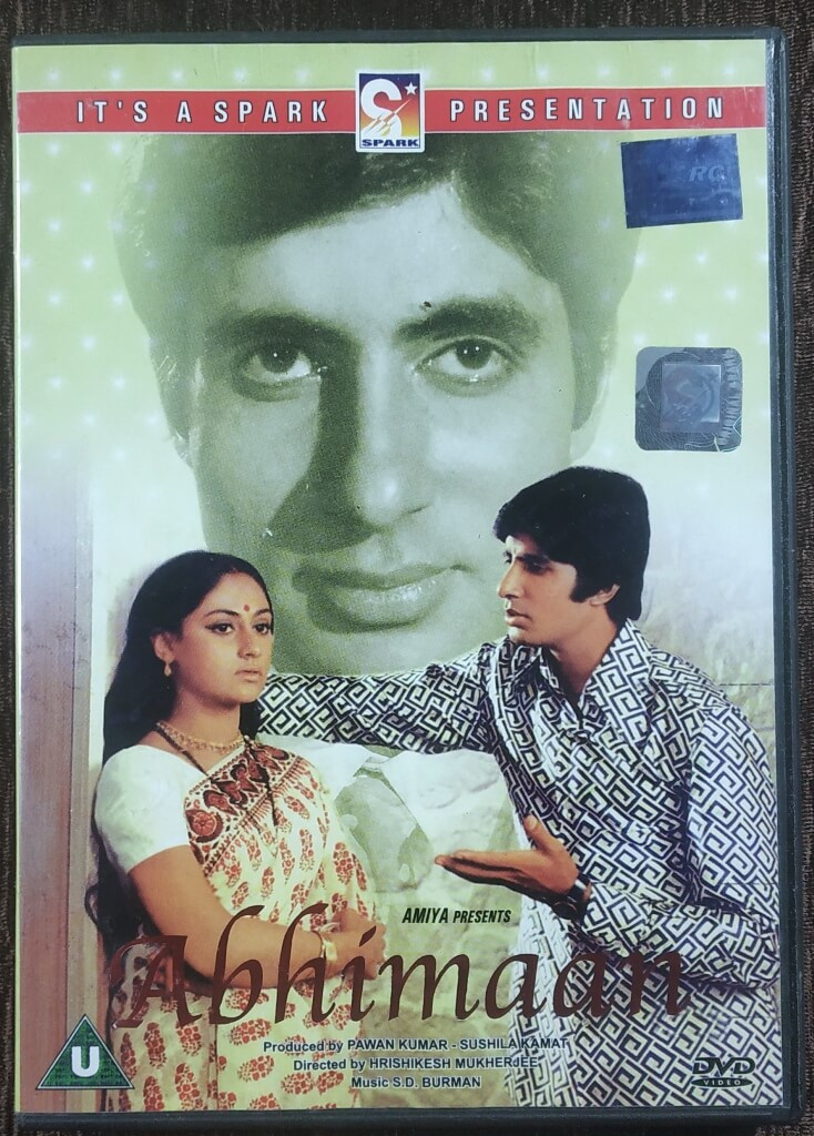 Abhimaan (1973) Hrishikesh Mukherjee Pre-Owned Spark Single DVD