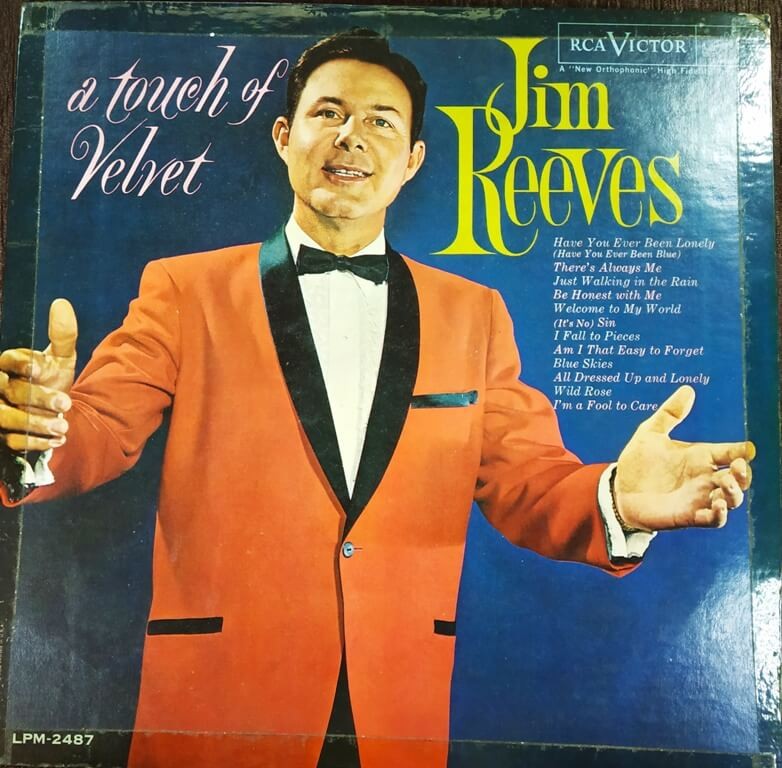 Jim Reeves – A Touch Of Velvet (1962) Pre-Owned Vinyl, 12" LP Record