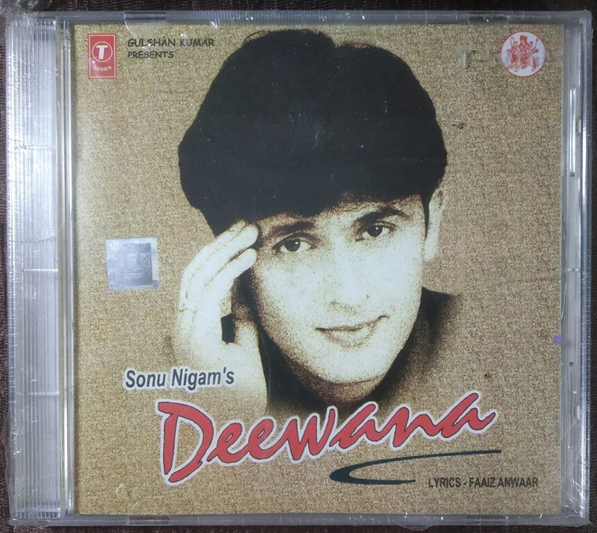 Sonu Nigam - Deewana (1999) Sajid-Wajid Pre-Owned T-series Audio CD