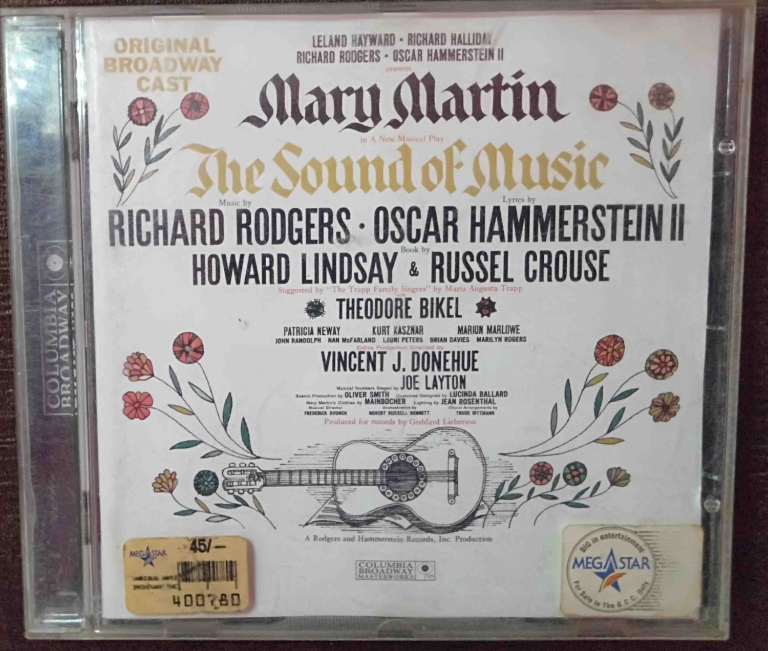 The Sound Of Music (Original Broadway Cast) (1959) Album Pre-Owned Columbia, Sony Music Imported Audio CD