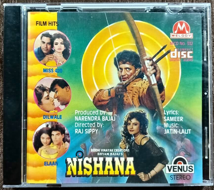 Nishana (1995) Jatin-Lalit Pre-Owned Venus, Melody Imported Audio CD