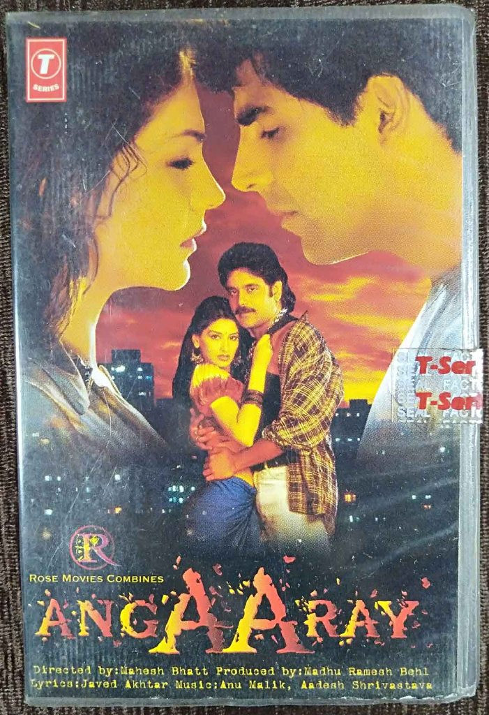 Angaaray (1998) Anu Malik & Aadesh Shrivastava Pre-Owned T-Series Audio Cassette