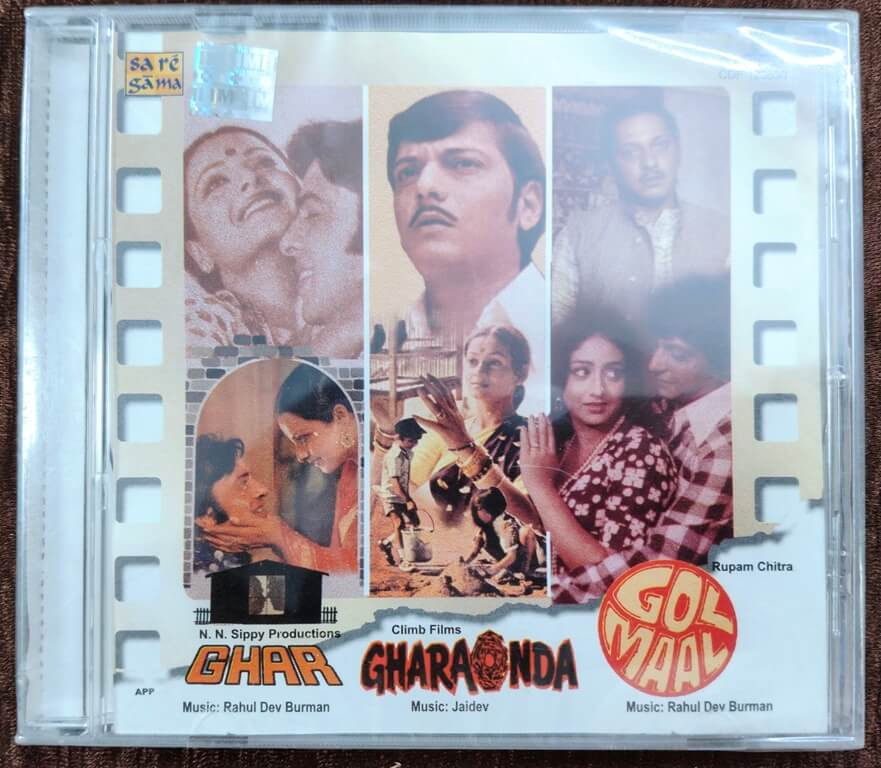 Ghar (1977) R.D. Burman / Gharonda (1977) Jaidev / Golmaal (1979) R.D. Burman Pre-Owned RPG Music Audio CD