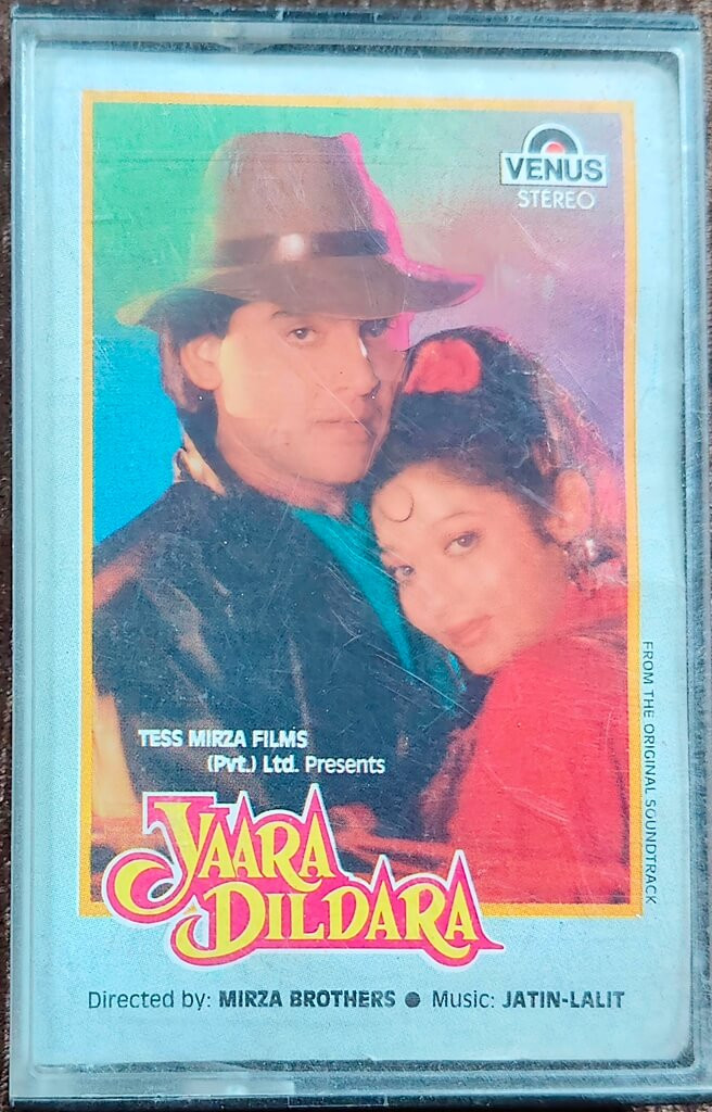 Yaara Dildara (1990) Jatin-Lalit Bollywood OST Pre-Owned Audio Venus Audio Cassette