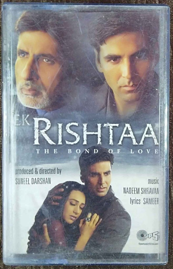 Ek Rishtaa - The Bond Of Love (2001) Nadeem-Shravan Pre-Owned TIPS Audio Cassette
