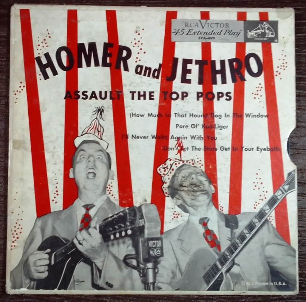 Homer And Jethro – Assault The Top Pops (1953) Pre-Owned Imported Vinyl, 7" EP Record