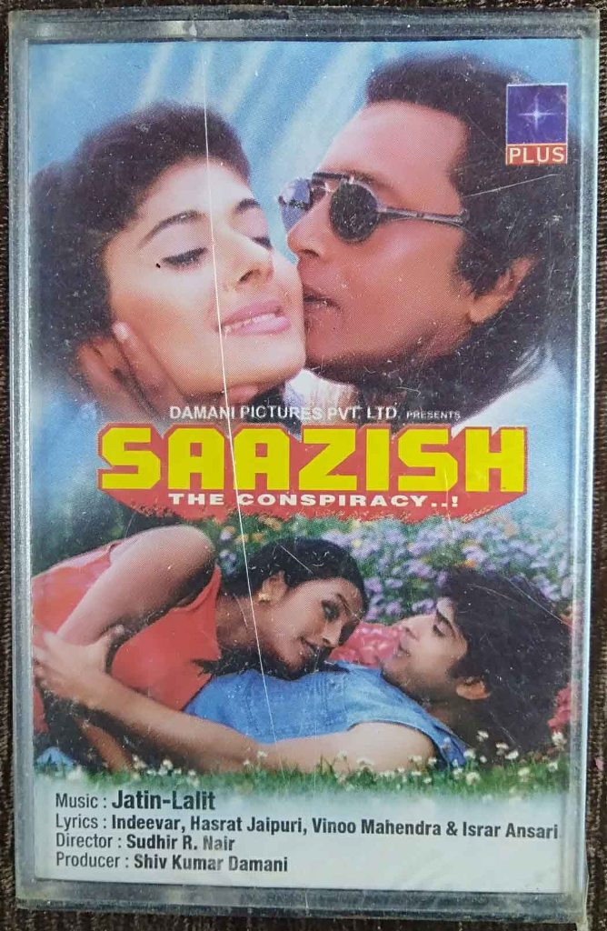 Saazish - The Conspiracy (1997) Jatin-Lalit Pre-Owned Plus Music Audio Cassette