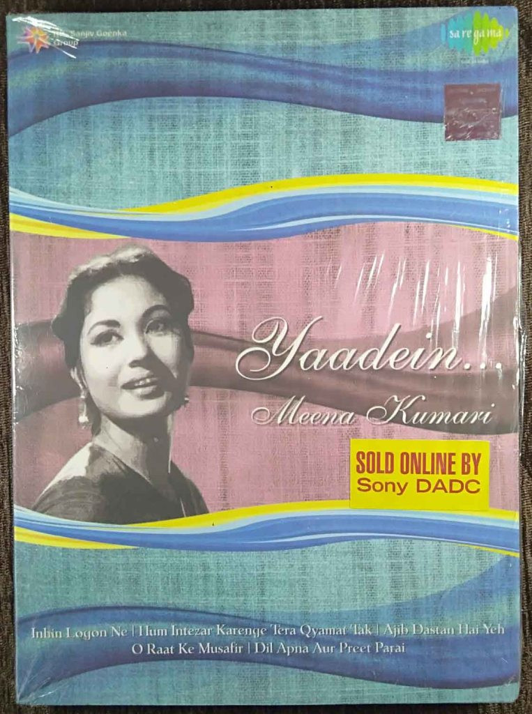 Meena Kumari - Yaadein (2016) Compilation Pre-Owned SA RE GA MA, RP- SGG Double Audio CD
