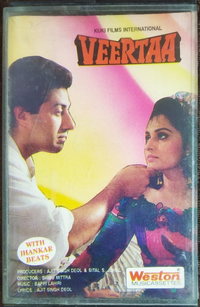 Veertaa With Jhankar Beats (1992) Bappi Lahiri Pre-Owned Weston Audio Cassette