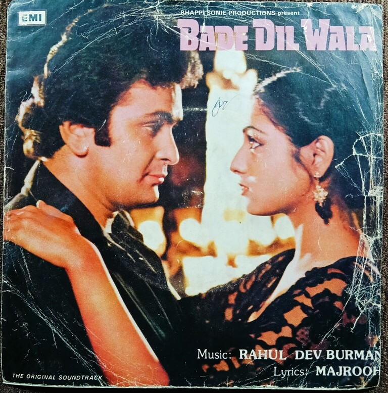 Bade Dil Wala (1982) Rahul Dev Burman Pre-Owned Vinyl, HMV 7" EP Record