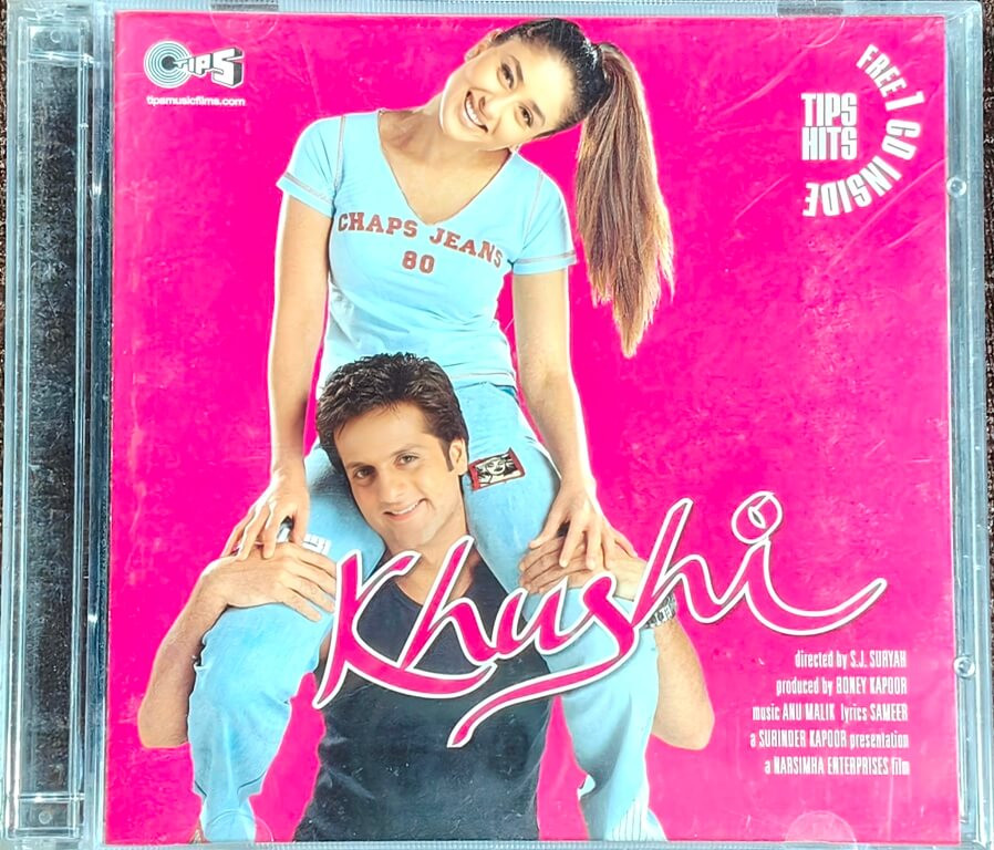 Khushi (2002) Anu Malik Hindi OST Pre-Owned Tips Double Audio CD