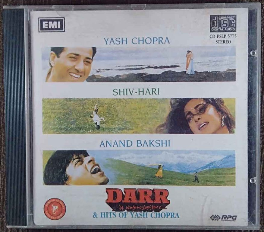 Darr (1993) Shiv-Hari - Hits Of Yash Chopra Laxmikant -Pyarelel , Khaiyyam & Shiv - Hari Pre-Owned Imported Audio CD