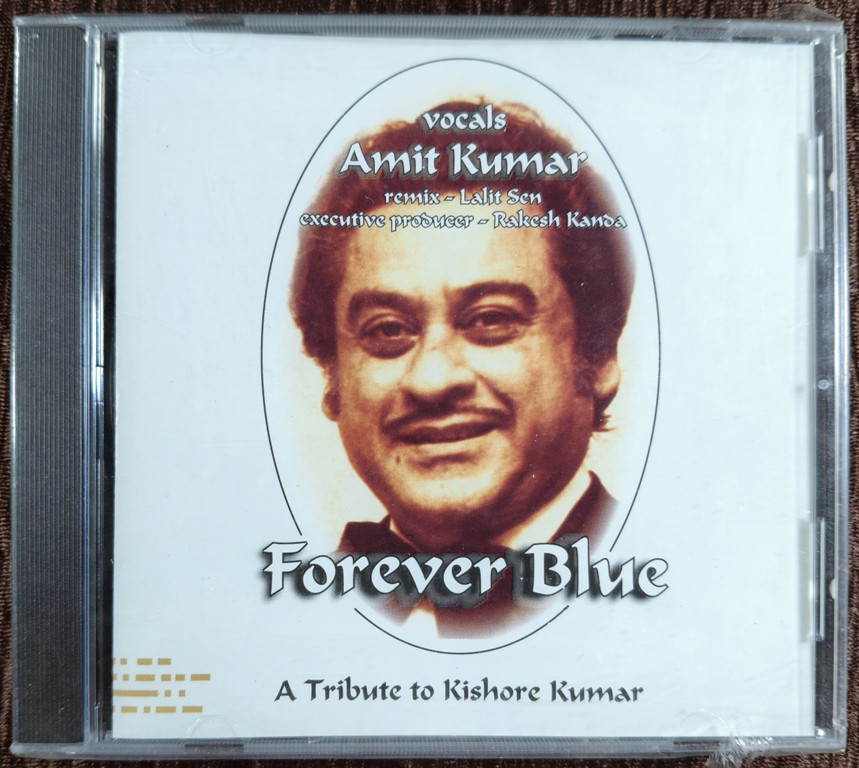 Amit Kumar - Forever Blue - A Tribute to Kishore Kumar (1997) - Remix-Lalit Sen Bollywood Remix Compilation Album Pre-Owned Roma Music Bank Imported Audio CD
