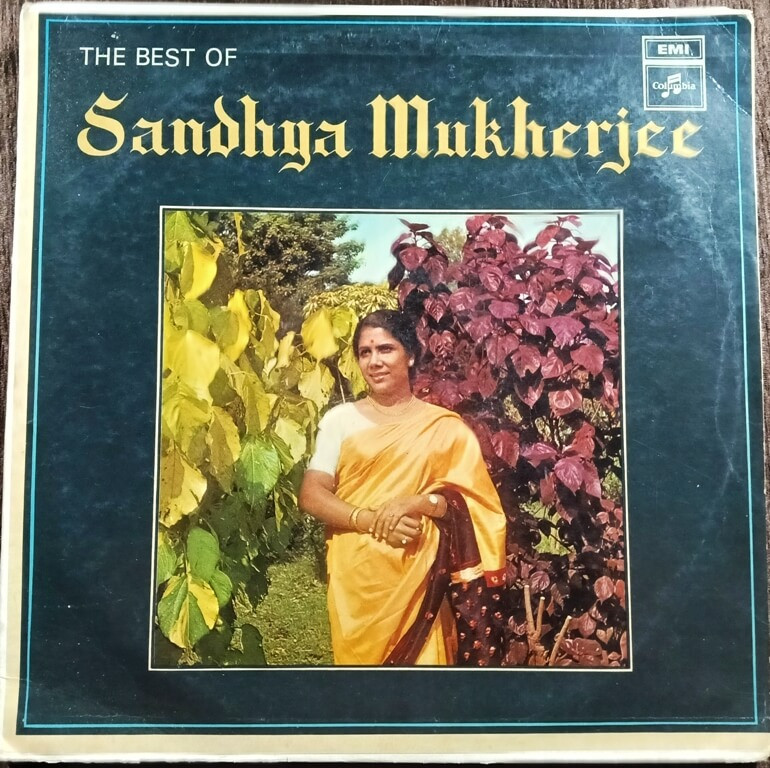 Sandhya Mukherjee – The Best Of Sandhya Mukherjee (1970) Compilation Pre-Owned Columbia Vinyl, 12" LP Record