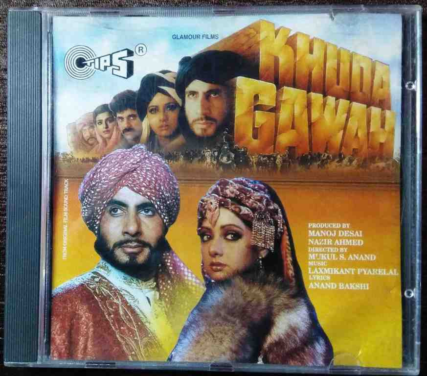 Khuda Gawah (1991) Laxmikant-Pyarelal Pre-Owned TIPS, Melody Audio CD