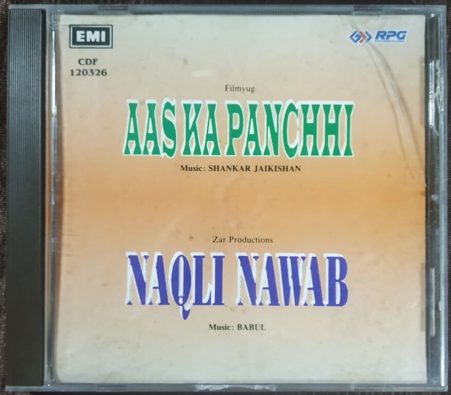 Aas Ka Panchhi (1961) Shankar-Jaikishan / Naqli Nawab (1962) Babul Pre-Owned Imported Audio CD
