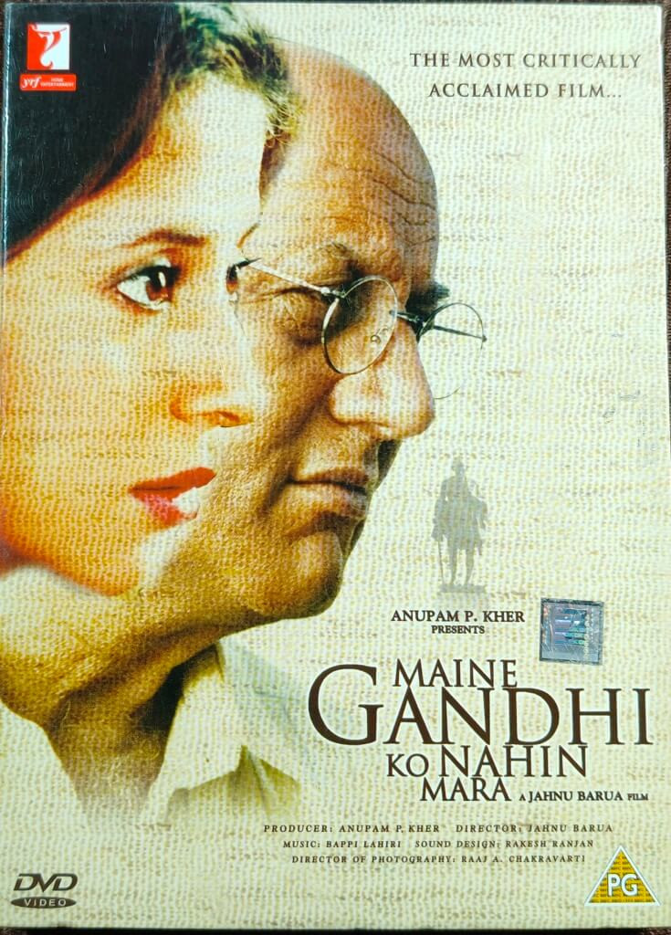 Maine Gandhi Ko Nahin Mara (2005) Directed by Jahnu Barua & Music by Bappi Lahiri Mainstream Hindi Movie Pre-Owned Yash Raj Films DVD CD