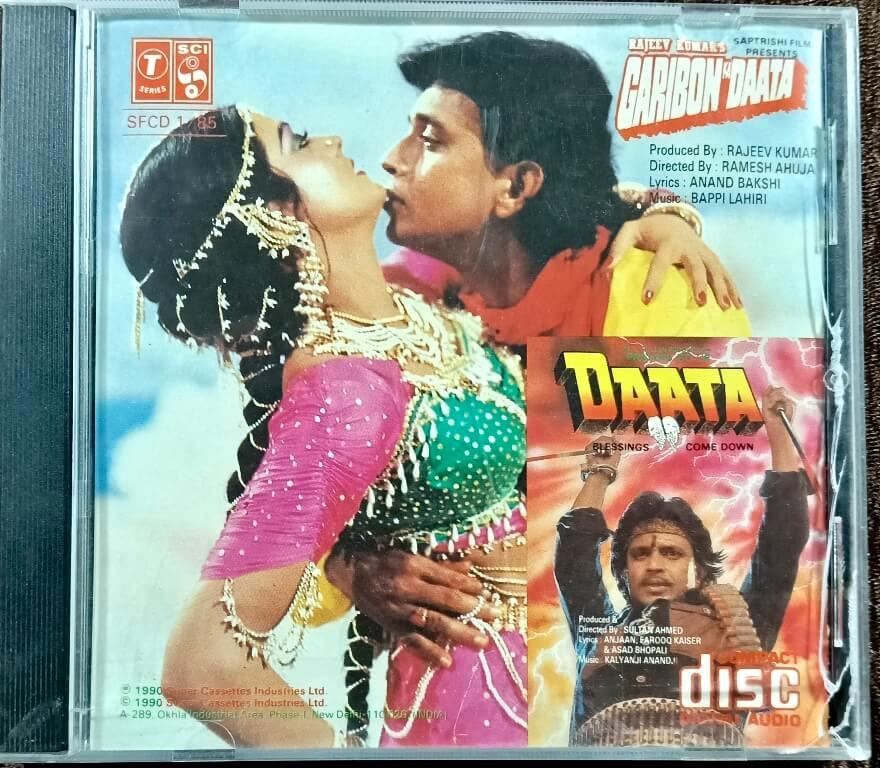 Daata (1989) Kalyanji-Anandji / Garibon Ka Daata (1989) Bappi Lahiri Pre-Owned T-Series Audio CD
