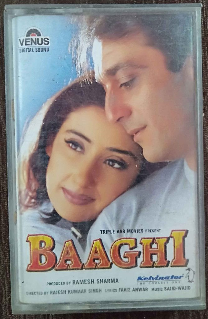 Baaghi (2000) Sajid-Wajid Pre-Owned VENUS Audio Cassette