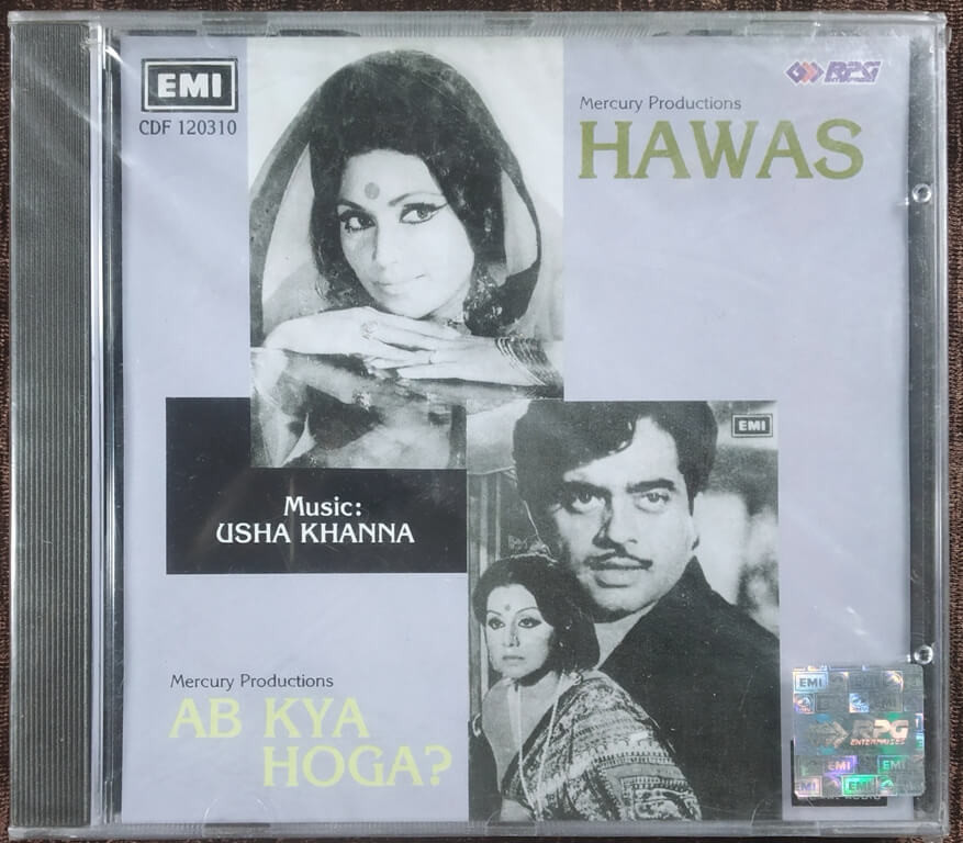 Hawas (1974) Usha Khanna / Ab Kya Hoga (1976) Usha Khanna Pre-Owned EMI Imported Audio CD